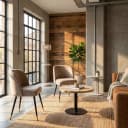 Esszimmerstuhl Alicia khaki Samt feuerhemmend - Richmond Interiors