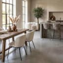 Esszimmerstuhl Elvi Niagara beige feuerhemmend (2er-Set) - Richmond Interiors