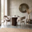 Esszimmerstuhl Gia khaki Samt feuerhemmend - Richmond Interiors