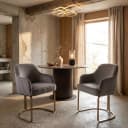 Hadley Stone Velvet Esszimmerstuhl - Richmond Interiors