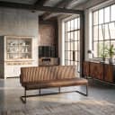 Ferro Bank 185 - Stoff Savannah dunkelbraun - Tower Living