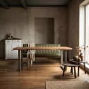 Ferro Bank 185 - Stoff Savannah grün - Tower Living