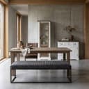 Ferro Bank 205 - Stoff Savannah anthrazit - Tower Living