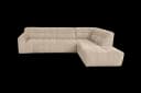 Memphis 3-AL + Ottoman R - Haga 30 beige - Tower Living
