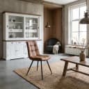 Navarre Stuhl - Stoff Cognac - Tower Living