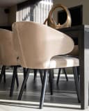 Barstuhl Indigo Khaki Samt - Richmond Interiors