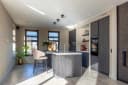 Barstuhl Indigo Khaki Samt - Richmond Interiors