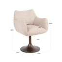 Esszimmerstuhl Aldo natural linear swivel - Richmond Interiors
