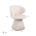 Esszimmerstuhl Gatsbi Niagara beige feuerhemmend - Richmond Interiors