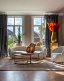 Couchtisch Bloomville Messing Shagreen (2er-Set) - Richmond Interiors