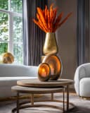 Couchtisch Bloomville Messing Shagreen (2er-Set) - Richmond Interiors
