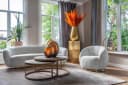 Couchtisch Bloomville Messing Shagreen (2er-Set) - Richmond Interiors