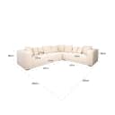 Sofa Lusso Niagara Beige - Richmond Interiors