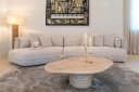 Couchtisch Fictus beige 130 - Richmond Interiors