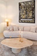 Couchtisch Fictus beige 130 - Richmond Interiors