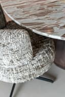 Esszimmerstuhl Alexis braun omara drehbar - Richmond Interiors
