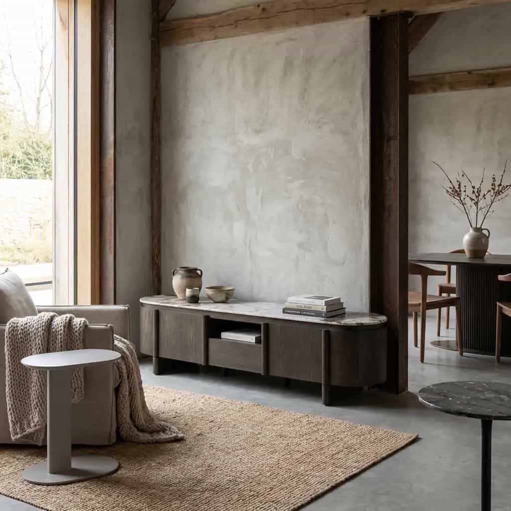 Langford brauner TV-Schrank
