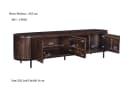 TV-Möbel Noor Walnuss 210 cm - Livingfurn