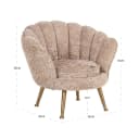 Lounge-Sessel Charly, hübsches Beige, Kinder - Richmond Interiors