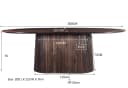 Esstisch Salvator Walnut 200 cm - Livingfurn