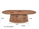 Couchtisch Salvator Oval 120 - Livingfurn