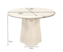 Esstisch Brix Clubs Sandy 130 cm - Livingfurn