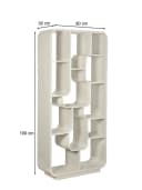 Wandschrank Brix Logan Off White - Livingfurn
