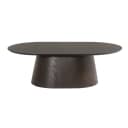 Couchtisch Novero Espresso Oval 120 cm - Livingfurn