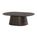 Couchtisch Novero Espresso Oval 120 cm - Livingfurn