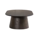 Couchtisch Novero Espresso Oval 120 cm - Livingfurn