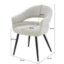 Esszimmerstuhl Megan Toffee - Livingfurn