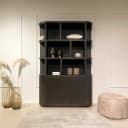Wandschrank Novero Espresso 145 cm - Livingfurn