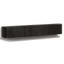 TV-Möbel Novero Espresso, wandmontiert, 220 cm - Livingfurn