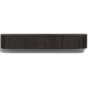 TV-Möbel Novero Espresso, wandmontiert, 220 cm - Livingfurn