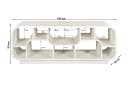 TV-Möbel Brix Morgan Off White - Livingfurn