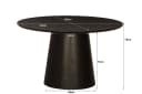 Esstisch Novero Espresso 130 cm - Livingfurn