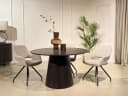 Esstisch Novero Espresso 130 cm - Livingfurn