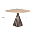 Esstisch Montgommery beige 130Ø - Richmond Interiors