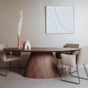 Premana Esstisch braun oval 240 cm - Tower Living