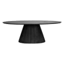 Premana Esstisch schwarz oval 260 cm - Tower Living