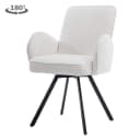 Livo Sessel - Stoff Ascot 1 Weiß (drehbar) - Tower Living