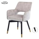 Lenno Armstuhl - Stoff Adore 11 Beige (drehbar) - Tower Living