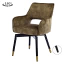 Lenno Armstuhl - Stoff Adore 16 Forest Green (drehbar) - Tower Living