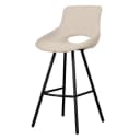 Campo Barstuhl - Stoff Teddy MJ81 White - Tower Living