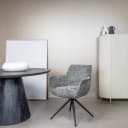 Fondo Armlehnstuhl - Stoff Mona 464 Cement Grey (drehbar) - Tower Living