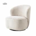 Belvi Sessel - Stoff AJ3019-08 Cream (drehbar) - Tower Living