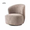 Belvi Sessel - Stoff AJ3019-13 Altrosa (drehbar) - Tower Living