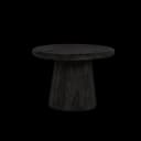 Asti Beistelltisch rund schwarz 60 cm - Tower Living