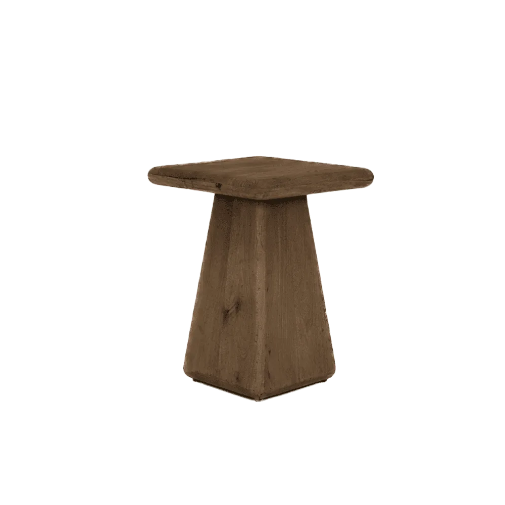 Asti Beistelltisch quadratisch braun 40 cm - Tower Living