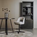 Caldes Barstuhl - Stoff Ted 24, cremefarben (drehbar) - Tower Living
